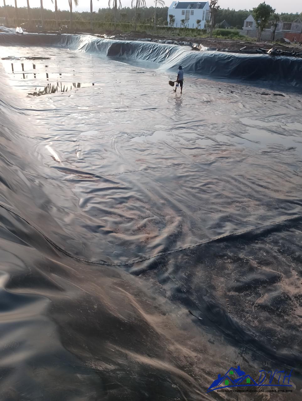 Bạt lót hồ tại Vĩnh Phúc